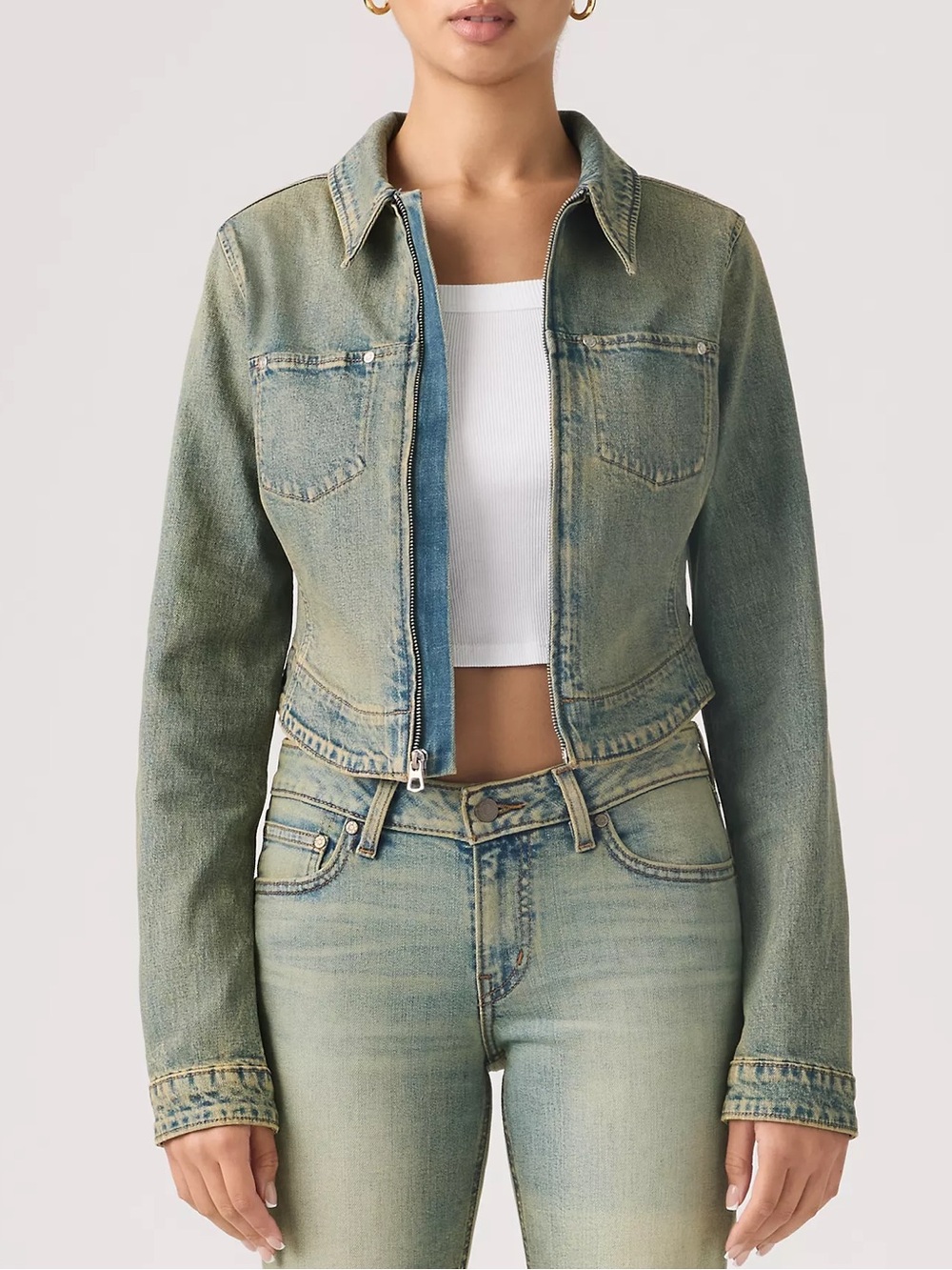 Levi's Y2K Cropped Jean Jacket